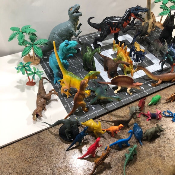 Lot of 49 Dinosaurs Chap Mei Schlieich Papp Tyrannosaurus Flying Dragon 90’s 2YK - Picture 4 of 10